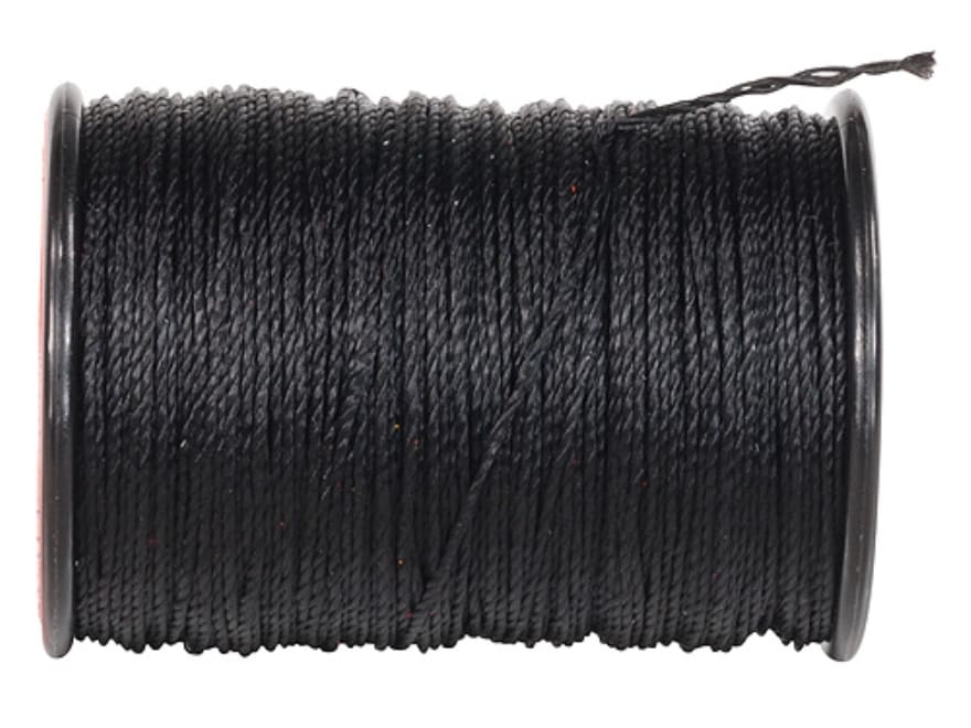 Black Bohning Serving Thread Bow String Serving .018" Diameter Nylon 