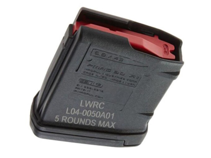 LWRC PMAG M3 Magazine LWRC Six8 6.8mm SPC Polymer Black