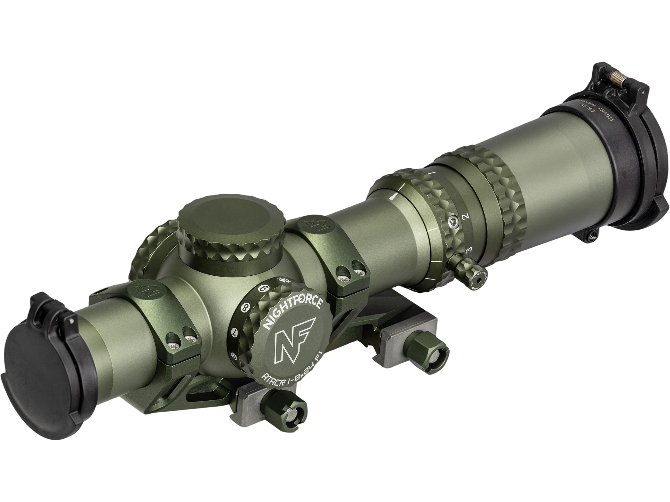 スコープスイッチ付 ナイトフォース ATACR 1-8X24 Nightforce ATACR 1-8X24mm F1 .1 MRAD NVD PTL FC-DMX Dark