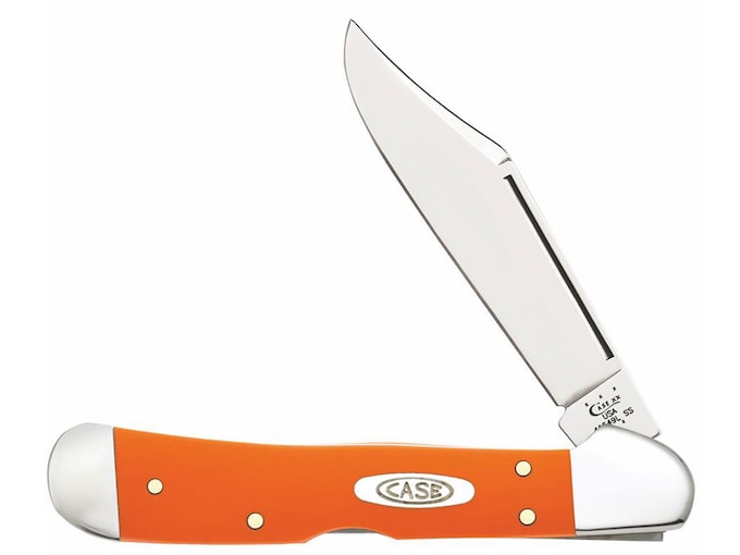 Case Copperlock Folding Knife 1.85 Wharncliffe Surgical Steel Mirror