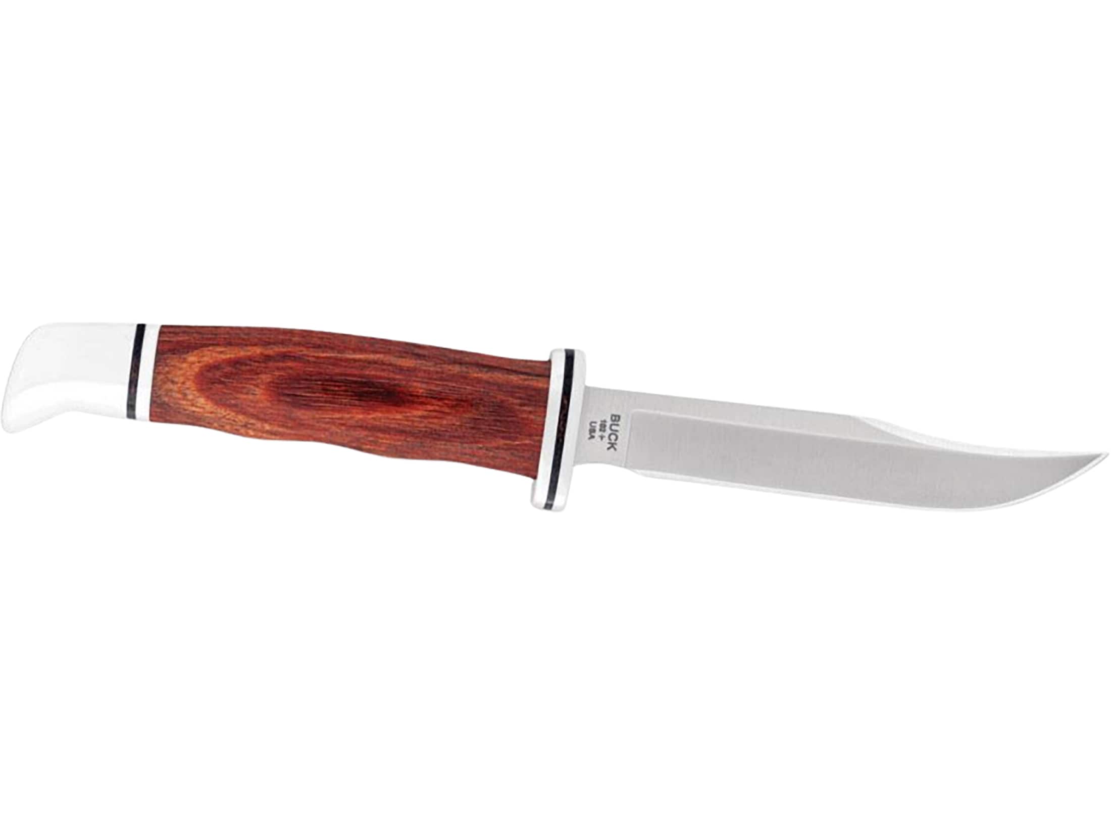 Buck Knives 102 Woodsman Heritage Series Fixed Blade Knife 4 Clip