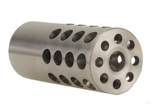 Vais Muzzle Brake Varmint 243 Caliber 6mm 58 32 Thread 875 Outside Diameter X 2 Length Steel
