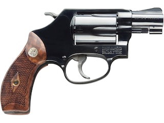Smith & Wesson Model 36 Classic Revolver 38 Special +P 1.875" Barrel 5-Round Blued Wood image