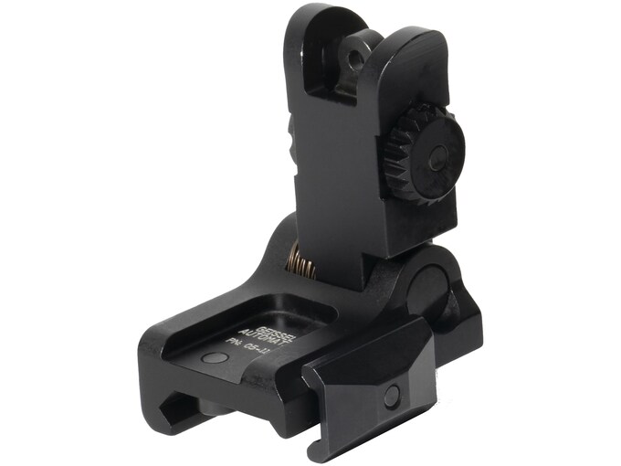 Geissele Rear Flip-Up Sight AR-15 Aluminum Black