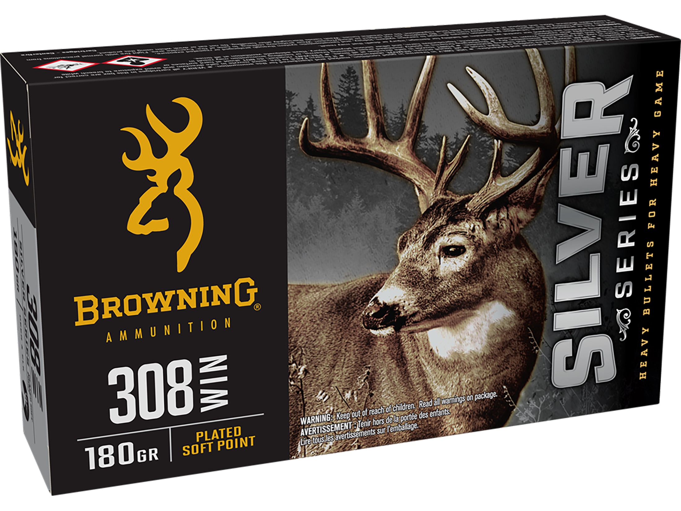 Browning Silver Series 308 Winchester Ammo 180 Grain