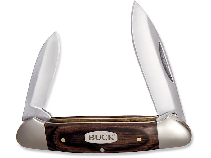 Buck Knives 389 Canoe Folding Pocket Knife Spear Pen 420J2 SS Blades