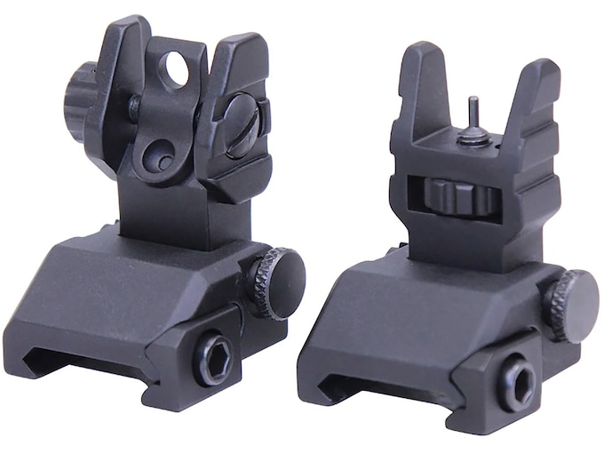 GunTec Rapid Acquisition Precision Sight Set AR-15 Aluminum Matte