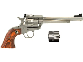 Ruger Single-Six Convertible Revolver 22 Long Rifle/22 WMR 6.5" Barrel 6-Round Stainless Hardwood image