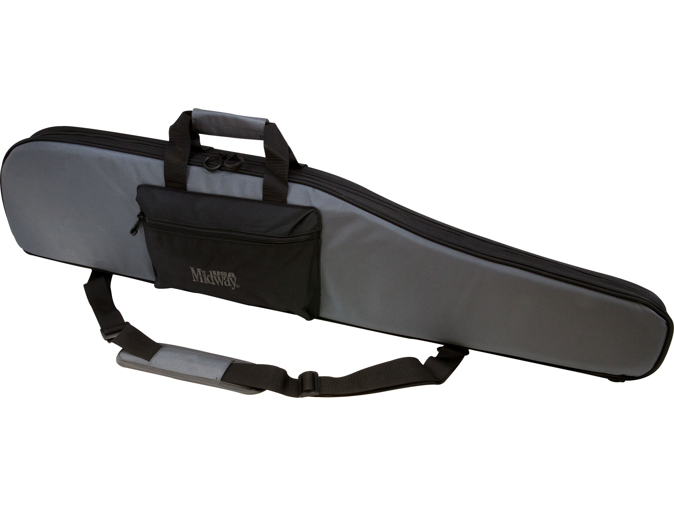 48" Long Tactical Black Scoped Rifle Soft Padded Case AR Bag Gun Scope Storage 