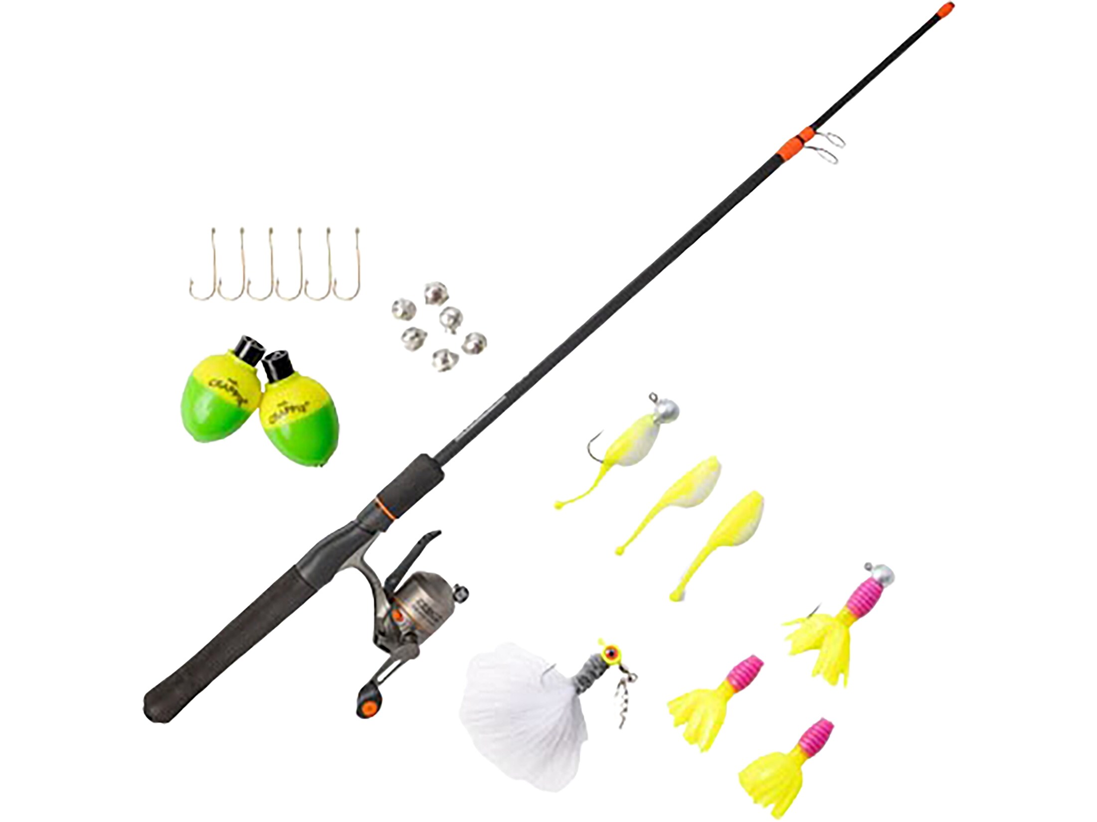Zebco 33 Micro Trigger 6'6 2pc Mr. Crappie Underspin Spincast Combo