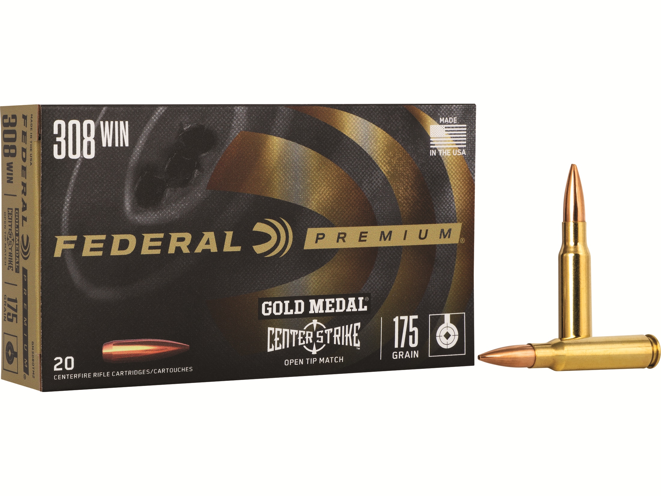 Federal gold medal match 2025 308 175gr sierra matchking