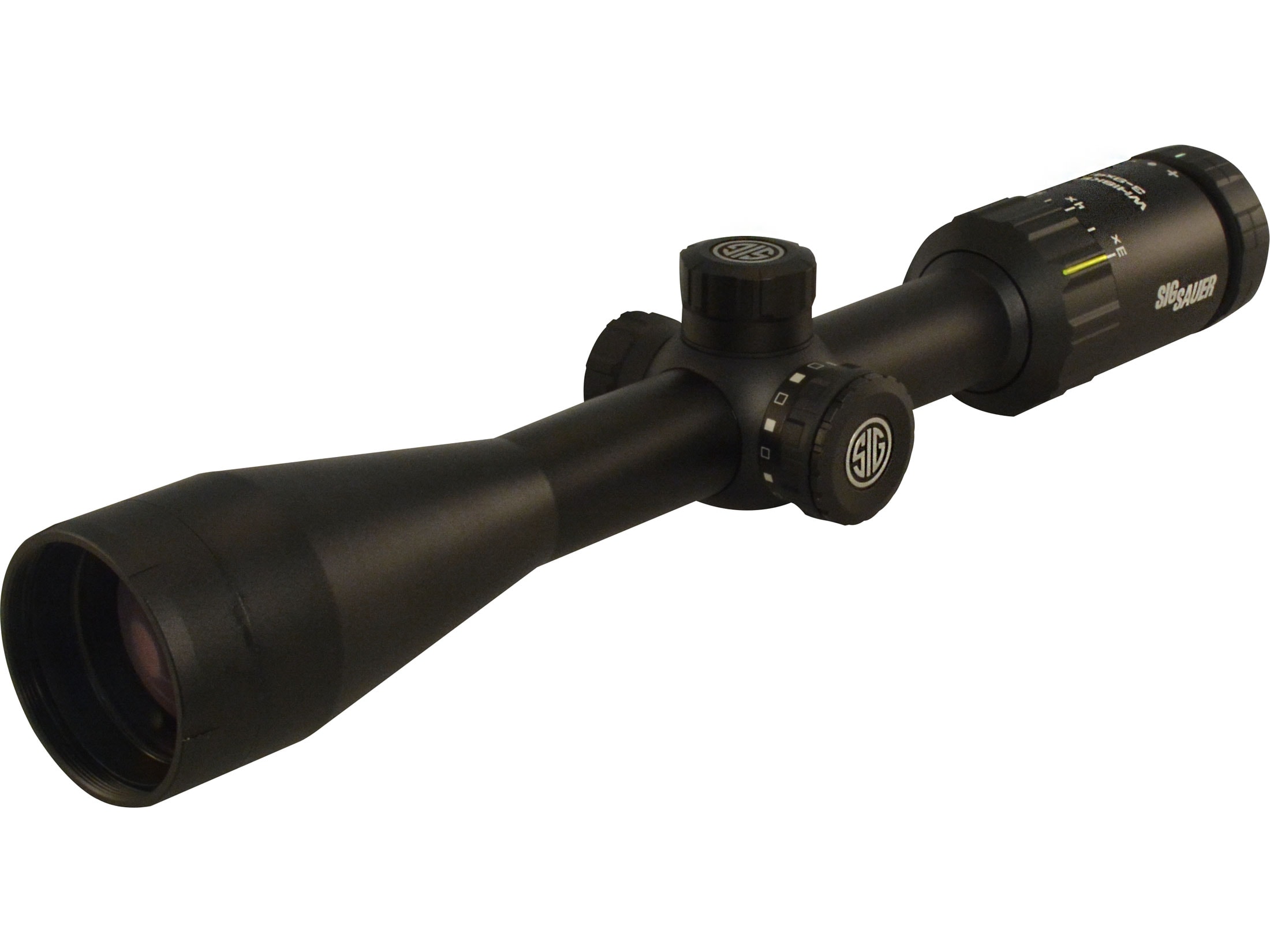 Sig Sauer Whiskey3 Rifle Scope 3-9x 40mm HellFire Illuminated QuadPlex