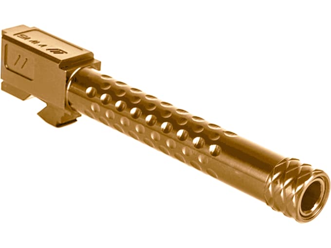 ZEV Technologies Optimized Match Barrel Glock 17 Gen 5 9mm Luger 4.97" Dimpled 1/2"-28 Thread Stainless Steel