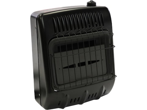 Mr. Heater Vent-Free Blue Flame Propane Icehouse Heater Black