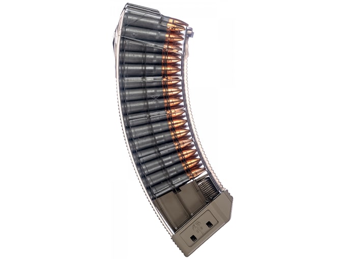 US Palm AK30R Magazine AK-47 7.62x39mm 30-Round Polycarbonate Translucent