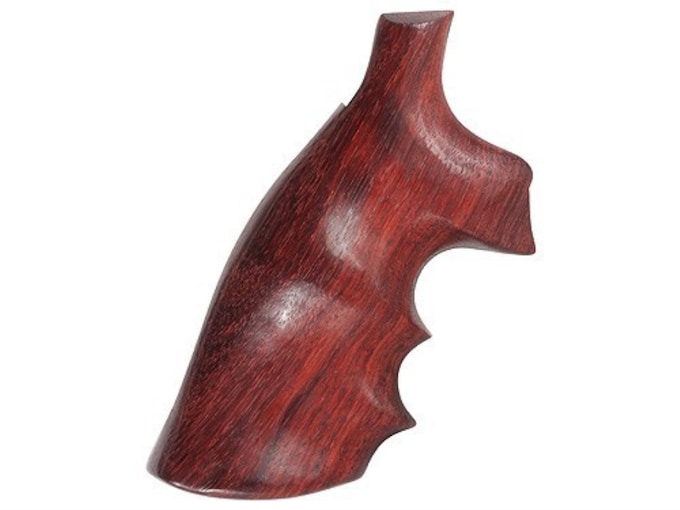 Hogue Fancy Hardwood Grips with Finger Grooves S&W K, L-Frame Square Butt