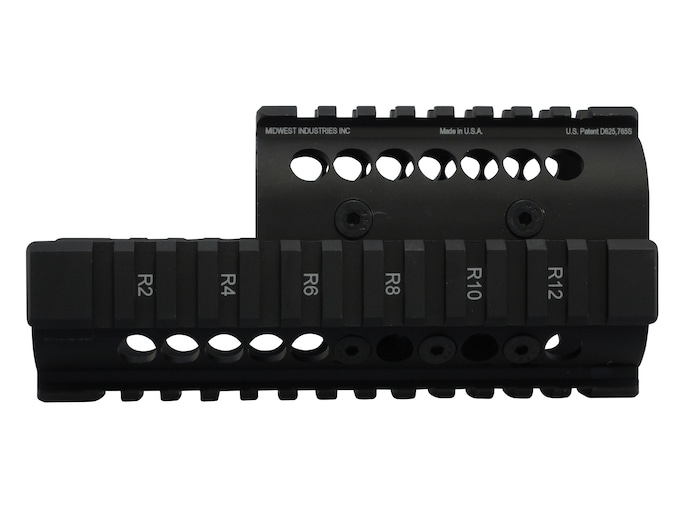 Midwest Industries 2-Piece Handguard Quad Rail AK-47, AK-74 Aluminum