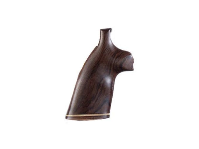 Hogue Fancy Hardwood Grips with Accent Stripe S&W K, L-Frame Square Butt