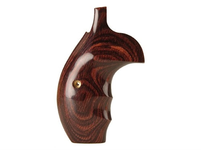 Smith & Wesson Factory Grips with Finger Grooves S&W K, L-Frame Round Butt Rosewood