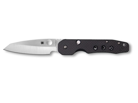 Spyderco Rescue 3 Lightweight Knife (Black) with Double-Sided Folding  Sharpener