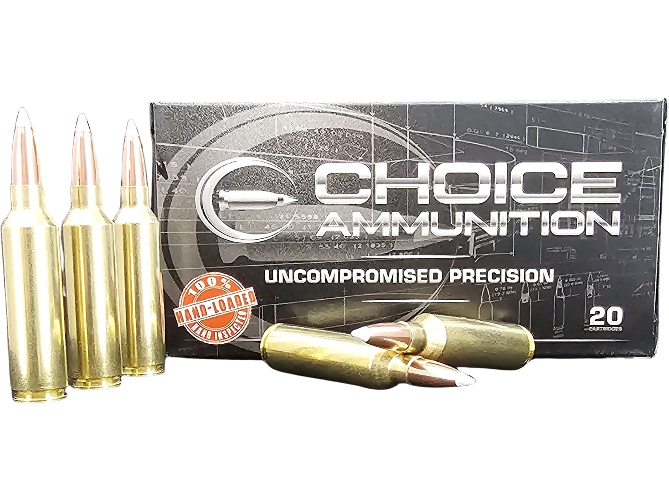 Choice 7mm Winchester Short Magnum (WSM) Ammo 160 Grain Nosler AccuBond Polymer Tip Box of 20