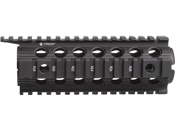 Troy Industries Enhanced Drop-In Battle Rail 2-Piece Quad Rail Handguard AR-15