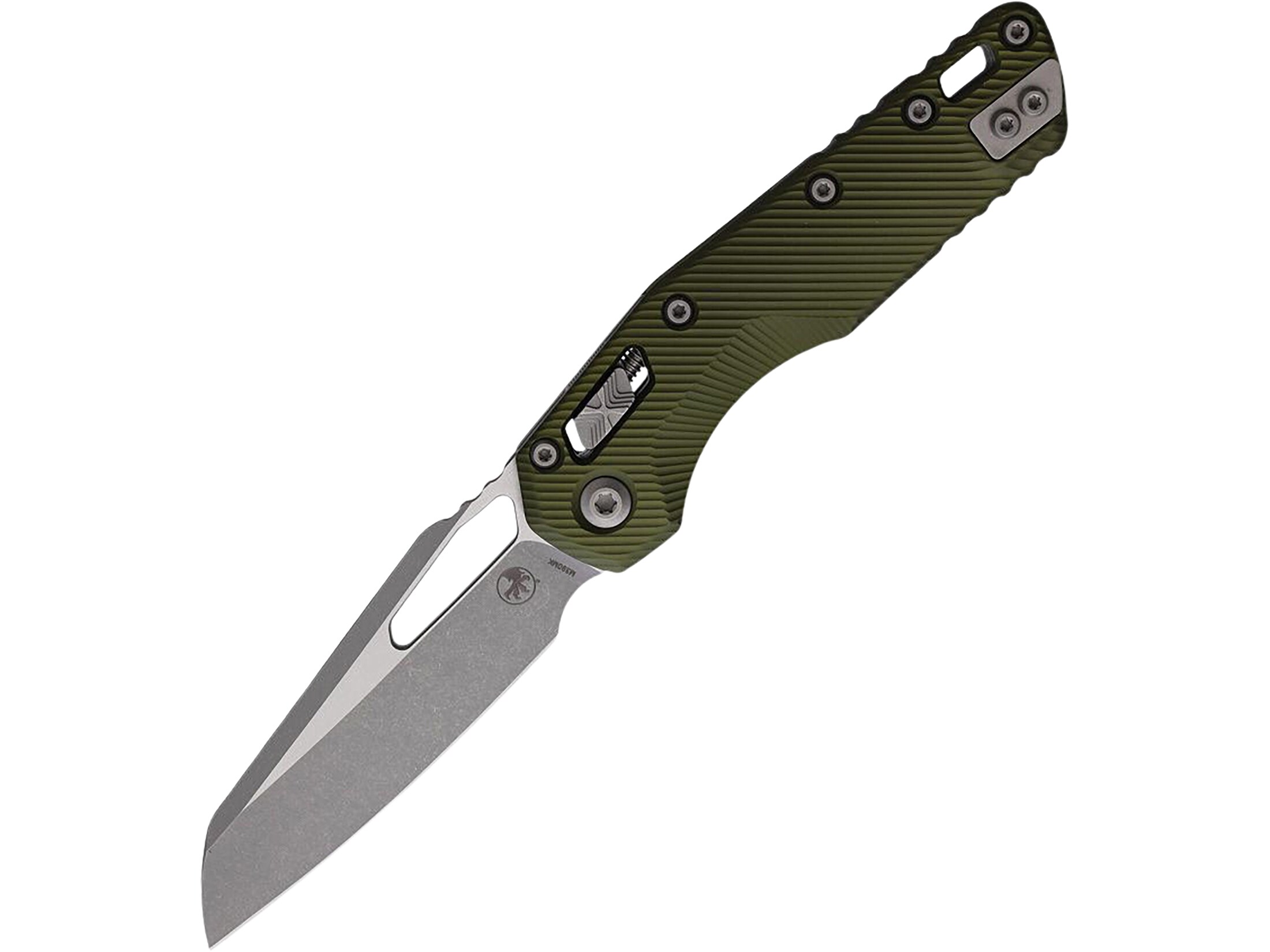 Microtech MSI Pocket Knife 3.88 Fully Serrated Sheepsfoot Bohler