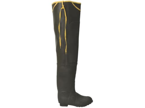 Waterproof Reinforced Knees Thigh Waders Fishing Waders with Wellington  Boots