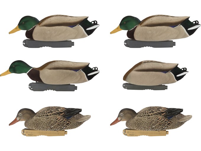 GHG FFD ProGrade Mallard Feeder Duck Decoy 6PK
