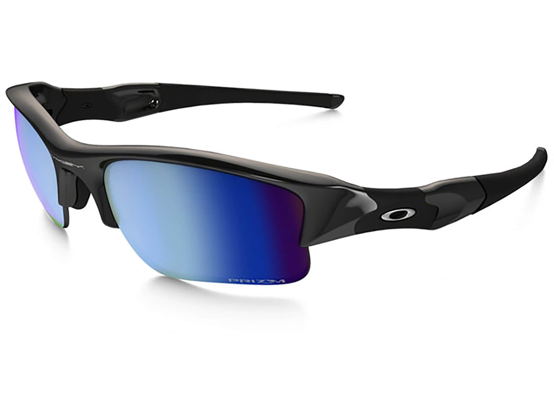 Oakley Flak Jacket XLJ Polarized Sunglasses Polished Black Frame Prizm