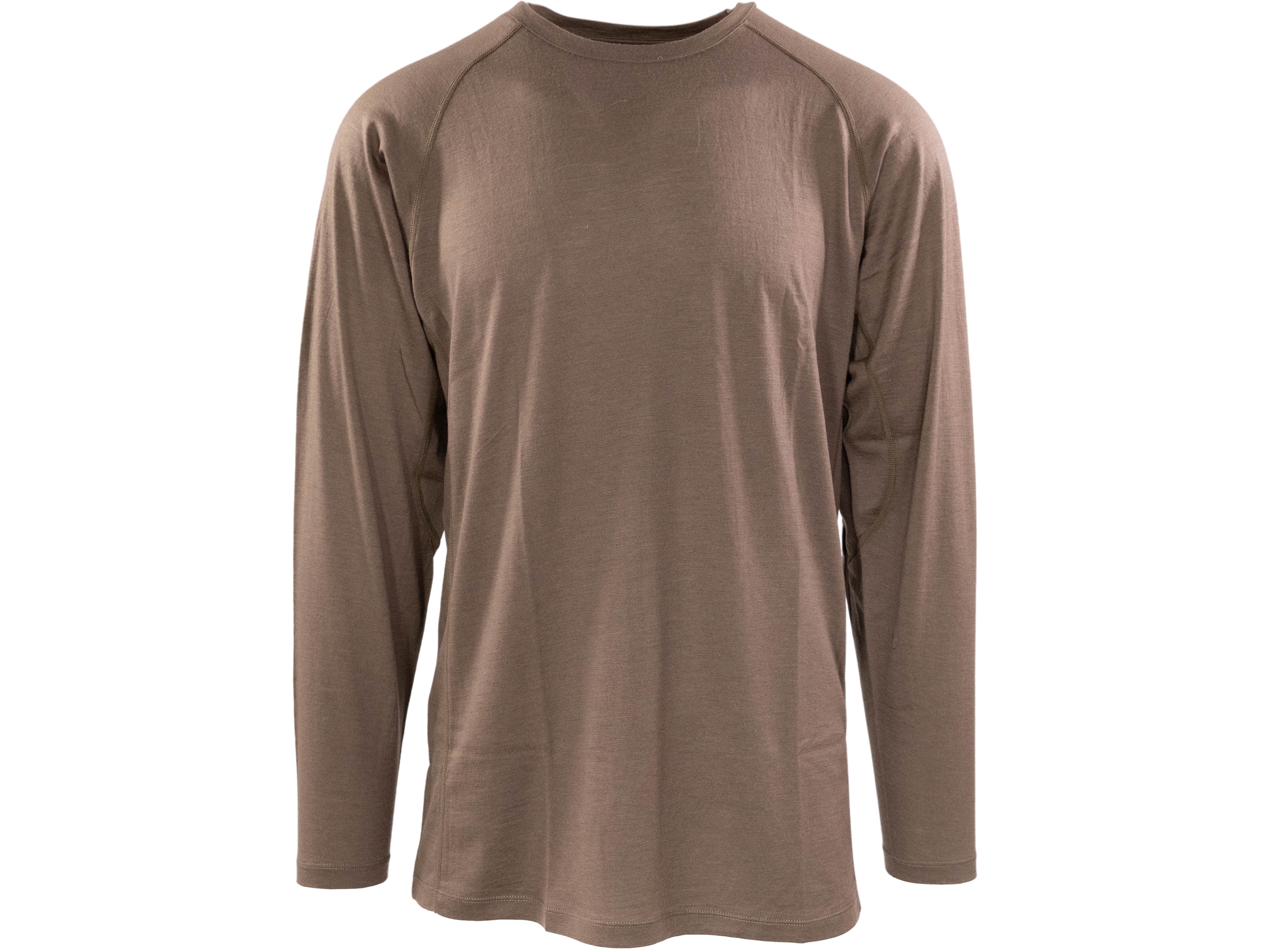 Men 100% Merino Wool T Shirt Base Layer Long Sleeve Tops Odor Sweater 1/4 Zip 