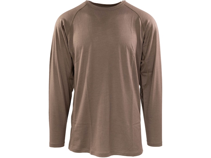 MidwayUSA Men's Lightweight Merino Wool Long Sleeve Base Layer Shirt