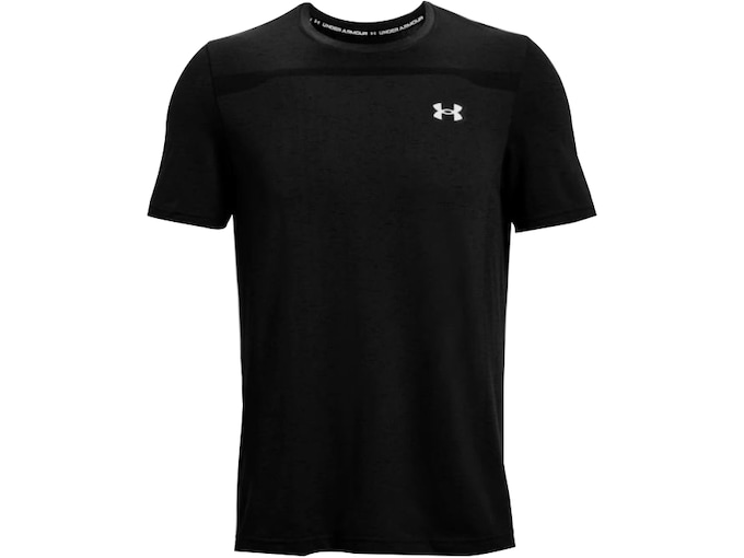 Under Armour Men's UA Seamless TShirt Black Large