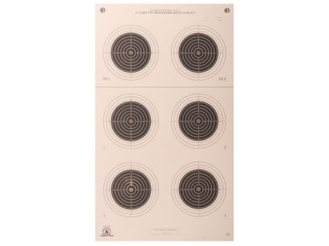 nra official smallbore rifle targets a 51 50 yard uit paper pack of
