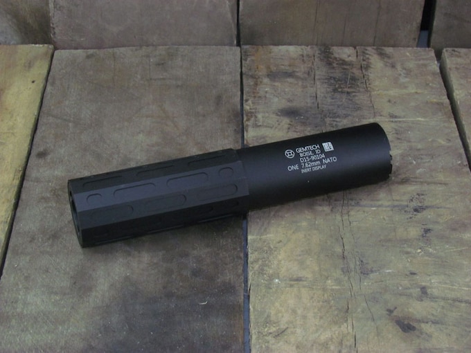 Gemtech The ONE Inert Display Suppressor Quickmount Aluminum Matte