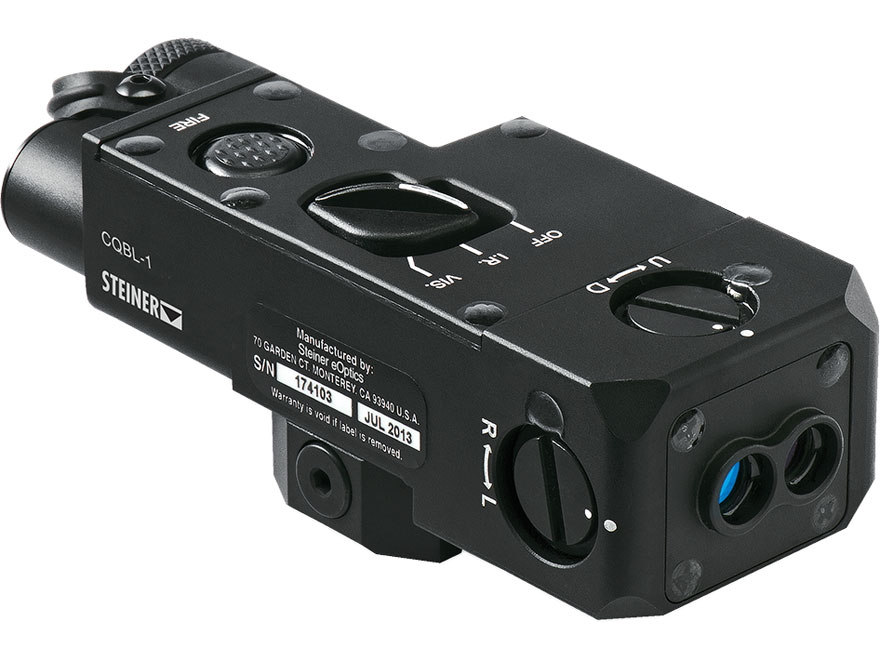 Steiner CQBL-1 Close Quarters Battle Laser Red Picatinny Mount Black