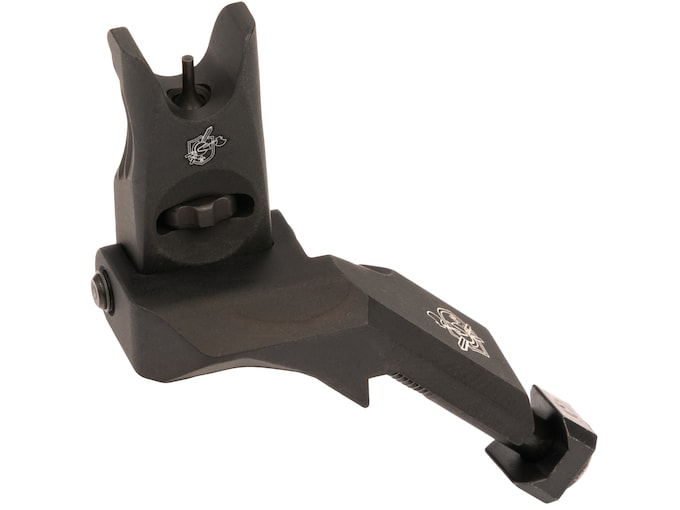 Knights Armament Flip-Up Micro Front Sight 45-Degree Offset Steel Black