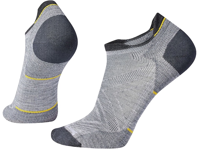 Smartwool Men's Run Zero Cushion Low Ankle Socks White Medium