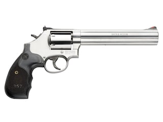 Smith & Wesson Model 686 Plus Revolver 357 Magnum 7" Barrel 7-Round Stainless Black Wood image