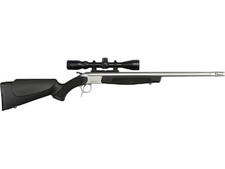 CVA Scout TD Single Shot Centerfire Rifle 35 Whelen 25" Fluted Barrel Blued and Black Ambidextrous With Scope image