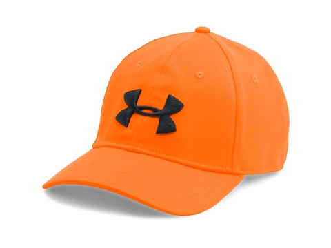 Under Armour UA Camo 2.0 Logo Hat Blaze Orange