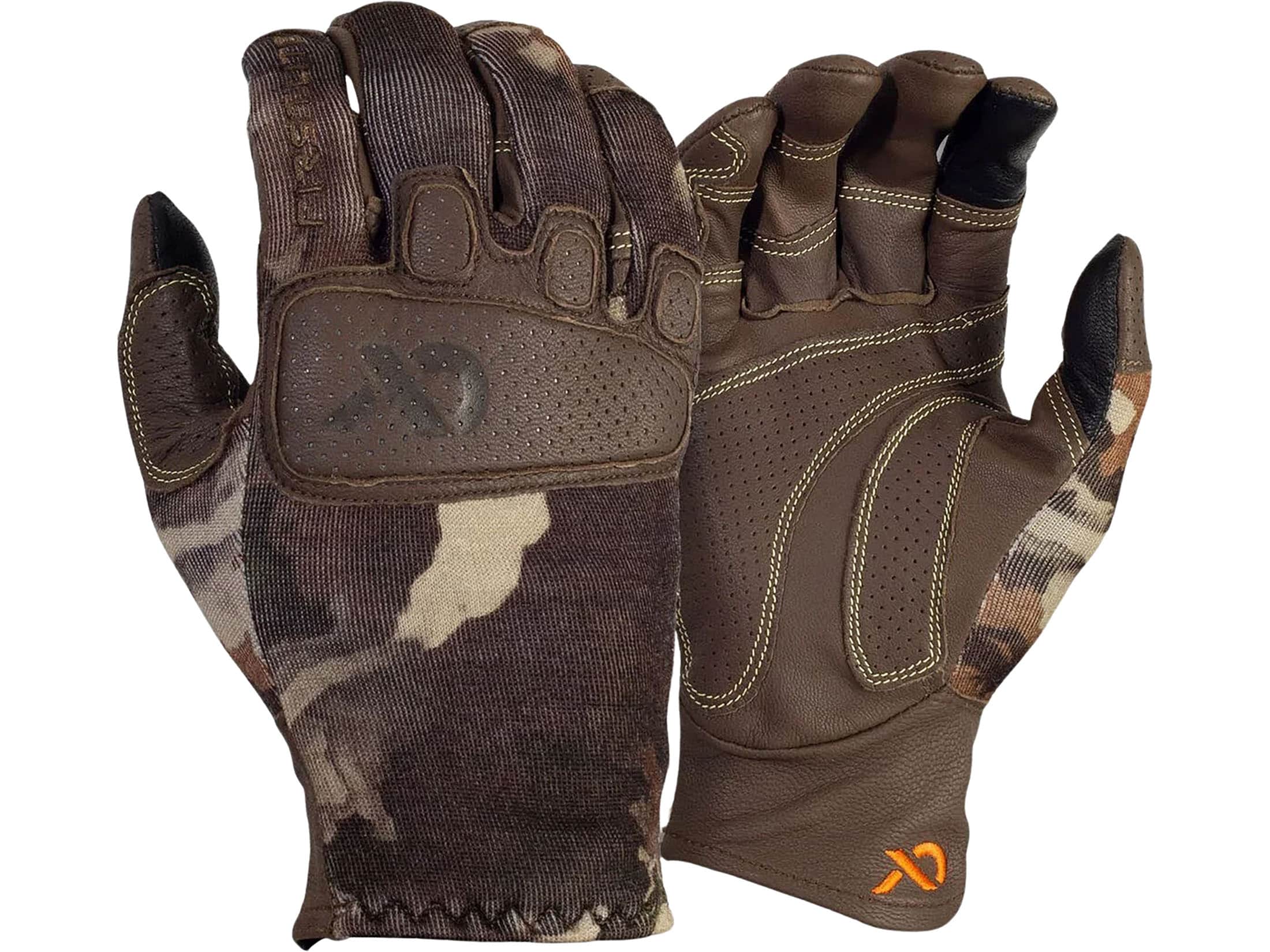 First Lite Men's Shale Touch Gloves Hunter Orange Medium