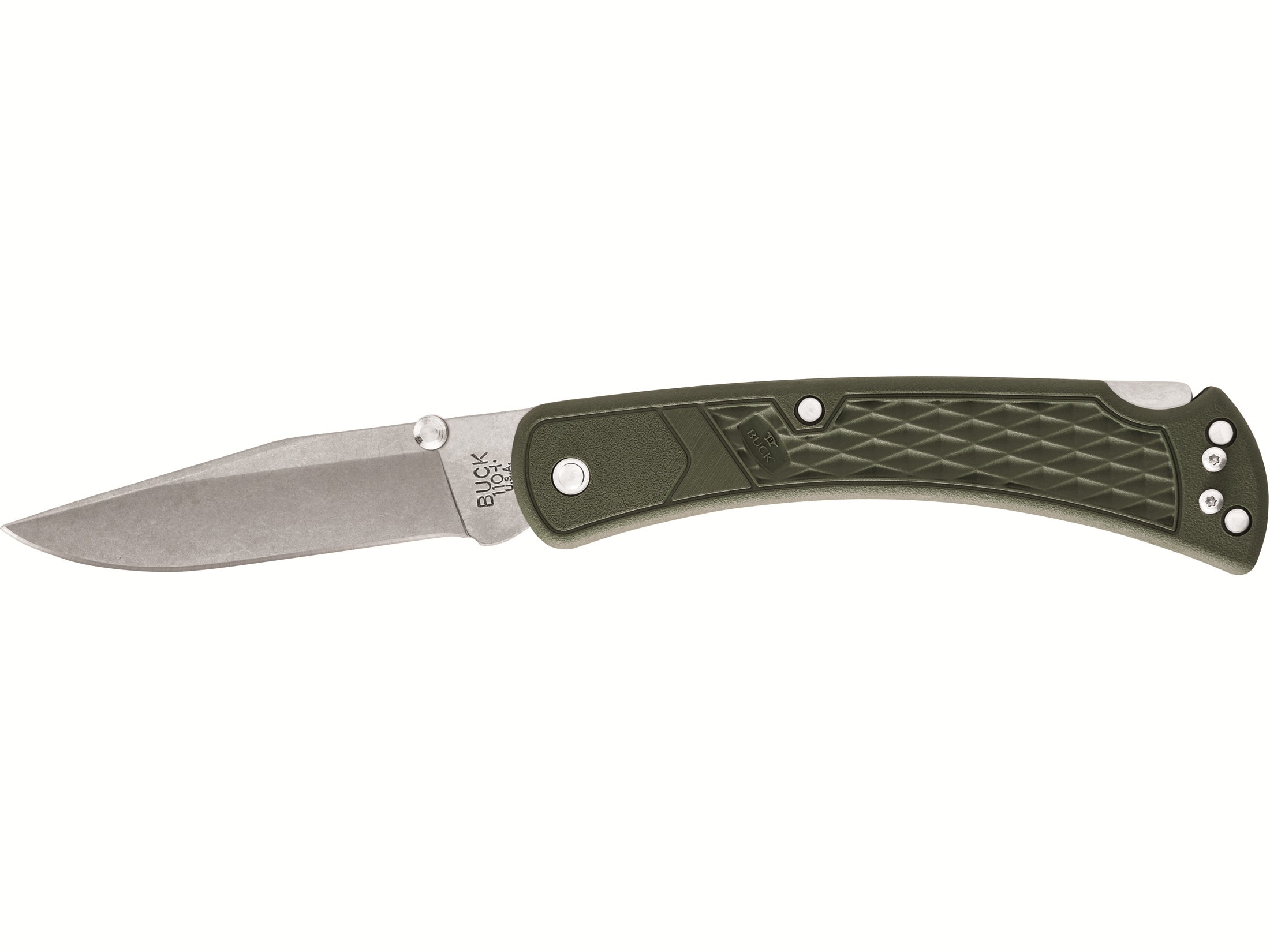 Buck 110 Slim Select Folding Hunting Knife 3.75 Clip Point 420HC SS