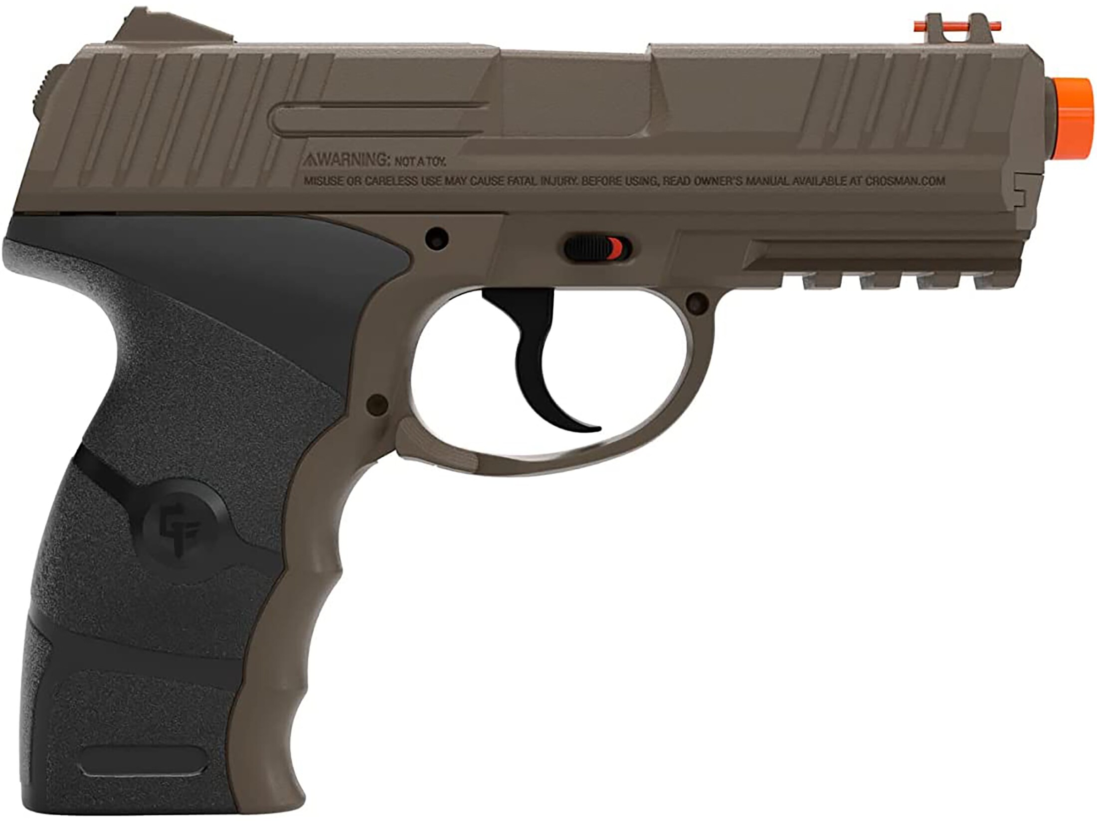 Game Face Hawkeye Airsoft Pistol 6mm BB CO2 Powered Semi-Automatic