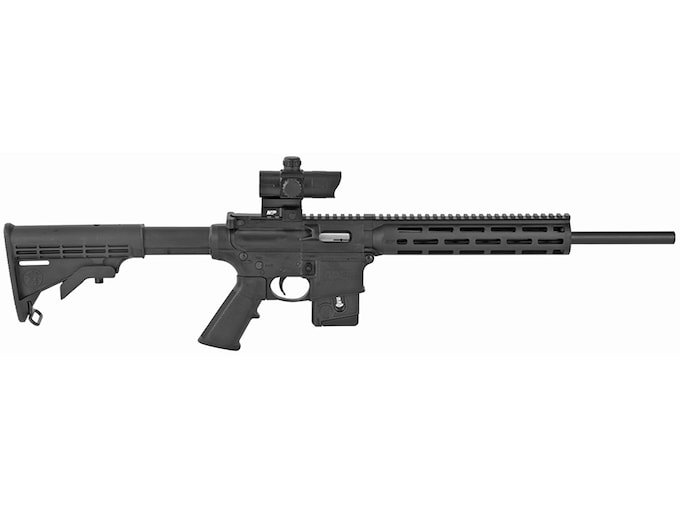 Smith & Wesson M&P 15-22 Sport  Semi-Automatic Rimfire Rifle 22 Long Rifle 16.5" Barrel Black Pistol Grip With Red Dot