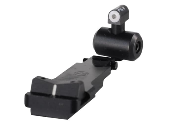 XS DXW DXW Night Sight Set AK-47, AKM Steel Matte Tritium Big Dot Front, White Stripe Rear