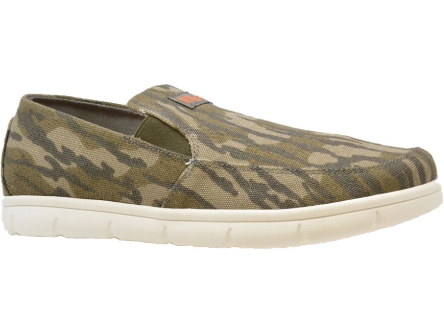 Huk Classic Brewster Slip On Boat Shoes Canvas Volcanic Ash Men s 8 D