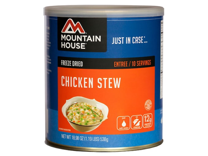 Mountain House Chicken Stew Freeze Dried Food 10 Can 6PK
