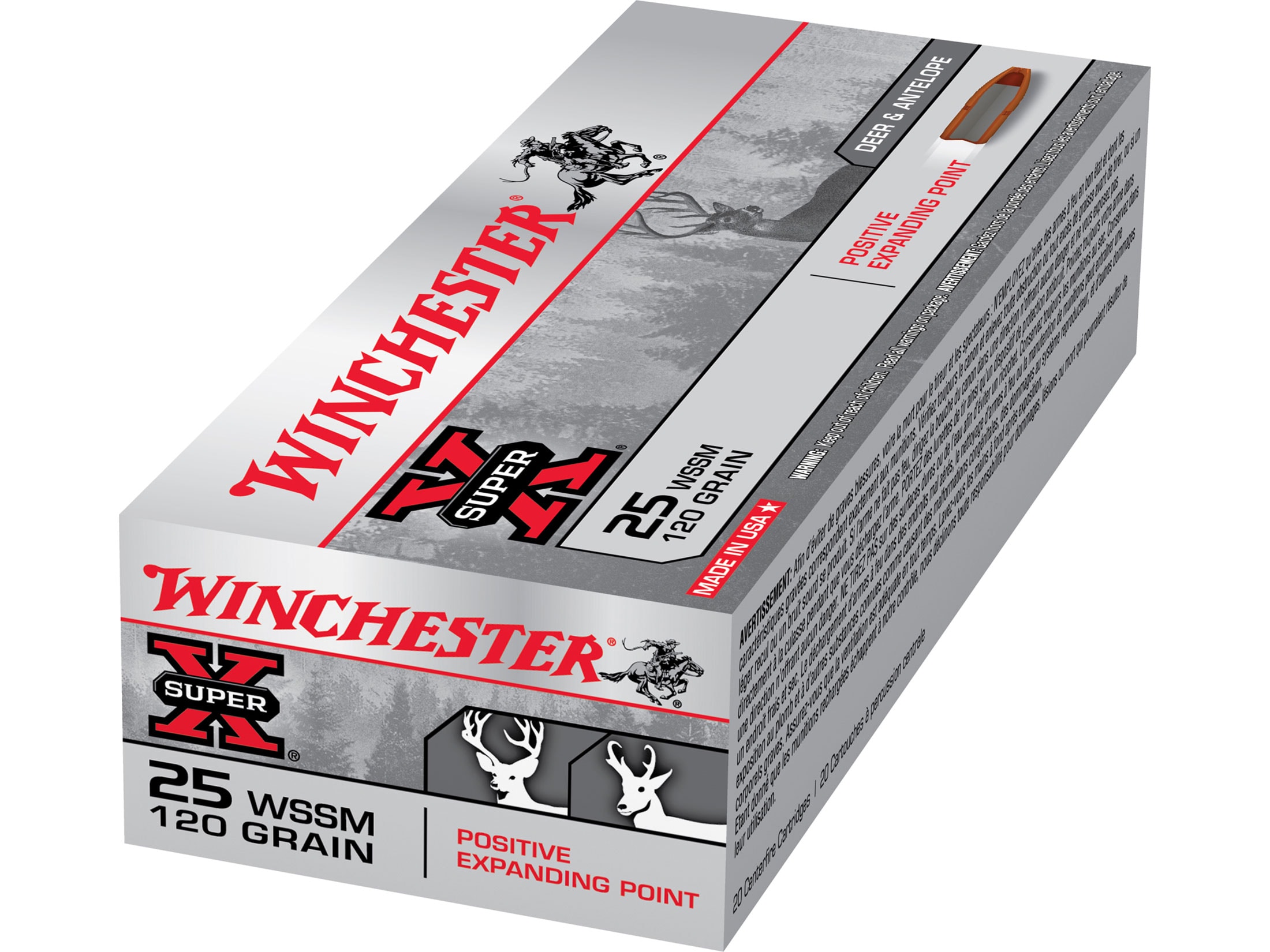 WINCHESTER .25 WINCHESTER SUPER SHORT MAGNUM 50 BRASS CASES