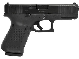 Glock 19 Gen 5 M.O.S. Semi-Automatic Pistol 9mm Luger 4.02" Barrel 15-Round Black DLC image